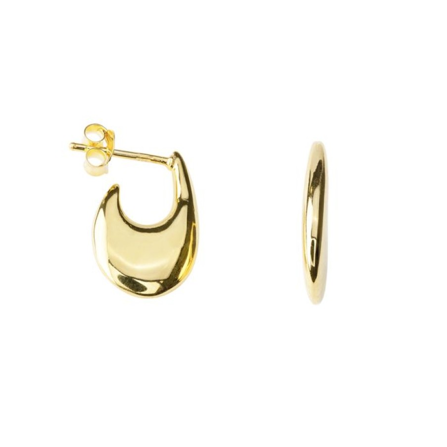 Oorbellen Betty Bogaers | Half Drop Stud Earring