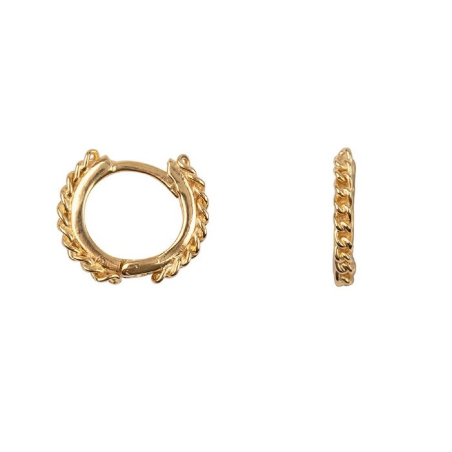 Oorbellen Betty Bogaers | Chain Hoop Click Earring