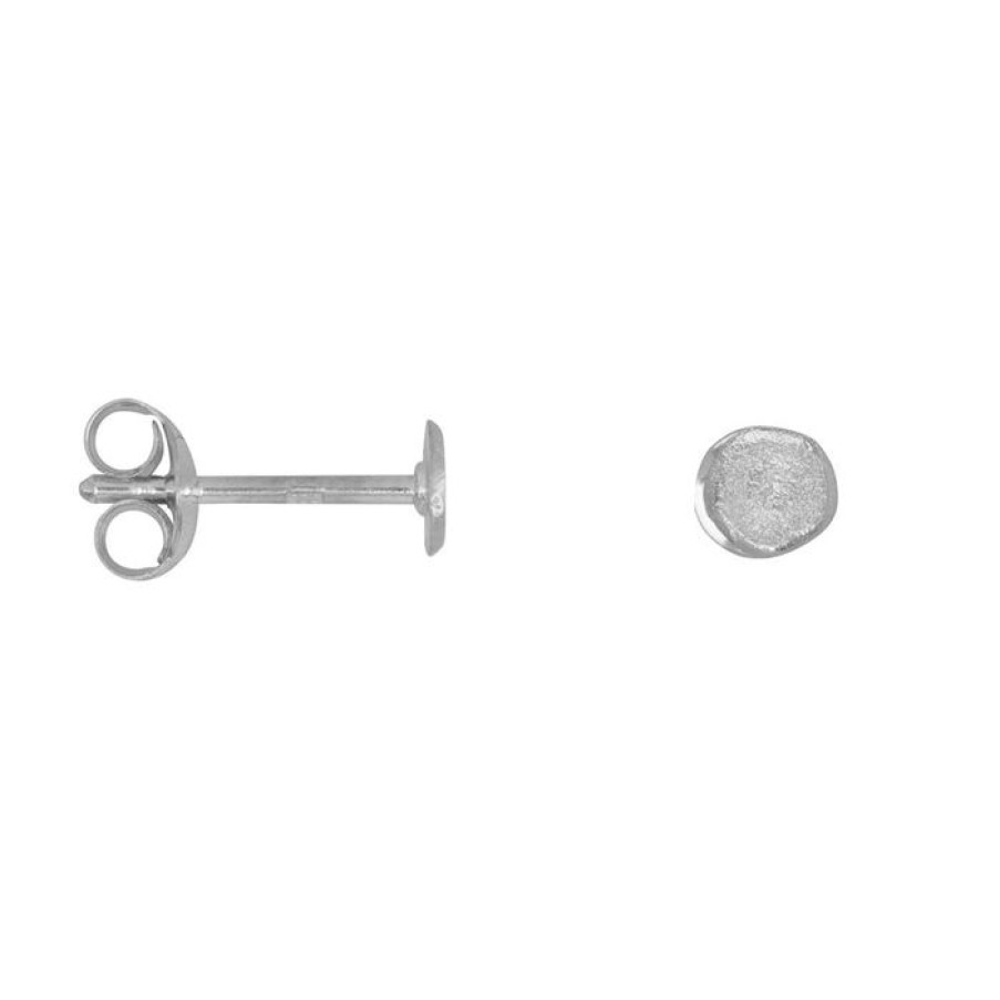 Gelegenheden Betty Bogaers | Flat Coin Stud Earring