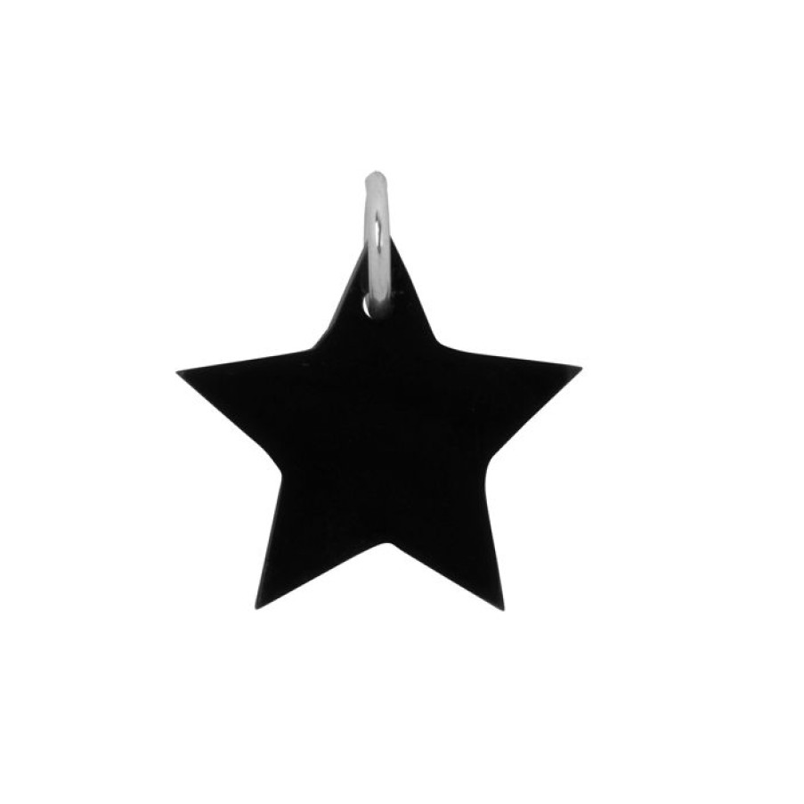 Kettingen Betty Bogaers | Big Star Charm Dark Grey