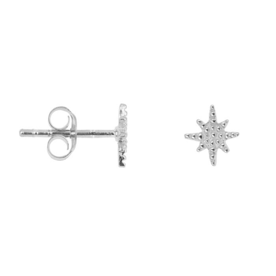 Gelegenheden Betty Bogaers | Dotted Flash Star Stud Earring