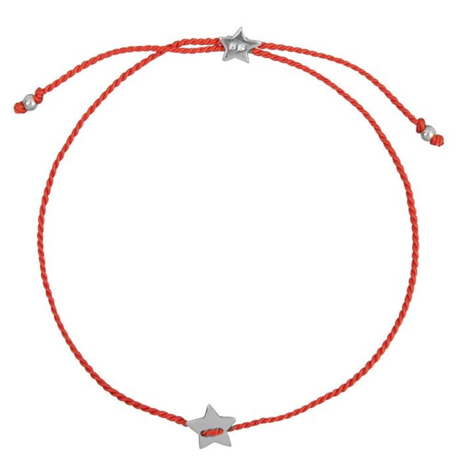 Armbanden Betty Bogaers | Plain Star Bracelet Red