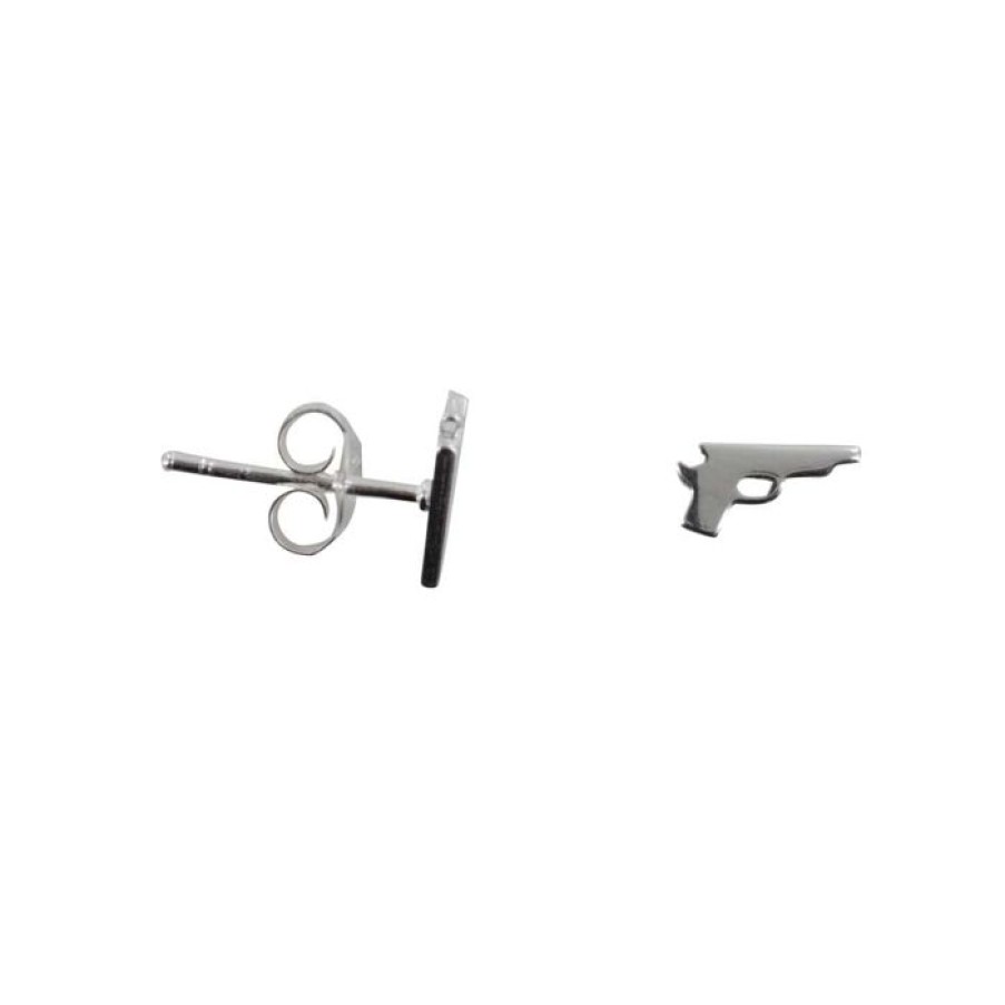 Materiaal Betty Bogaers | Revolver Stud Earring Silver