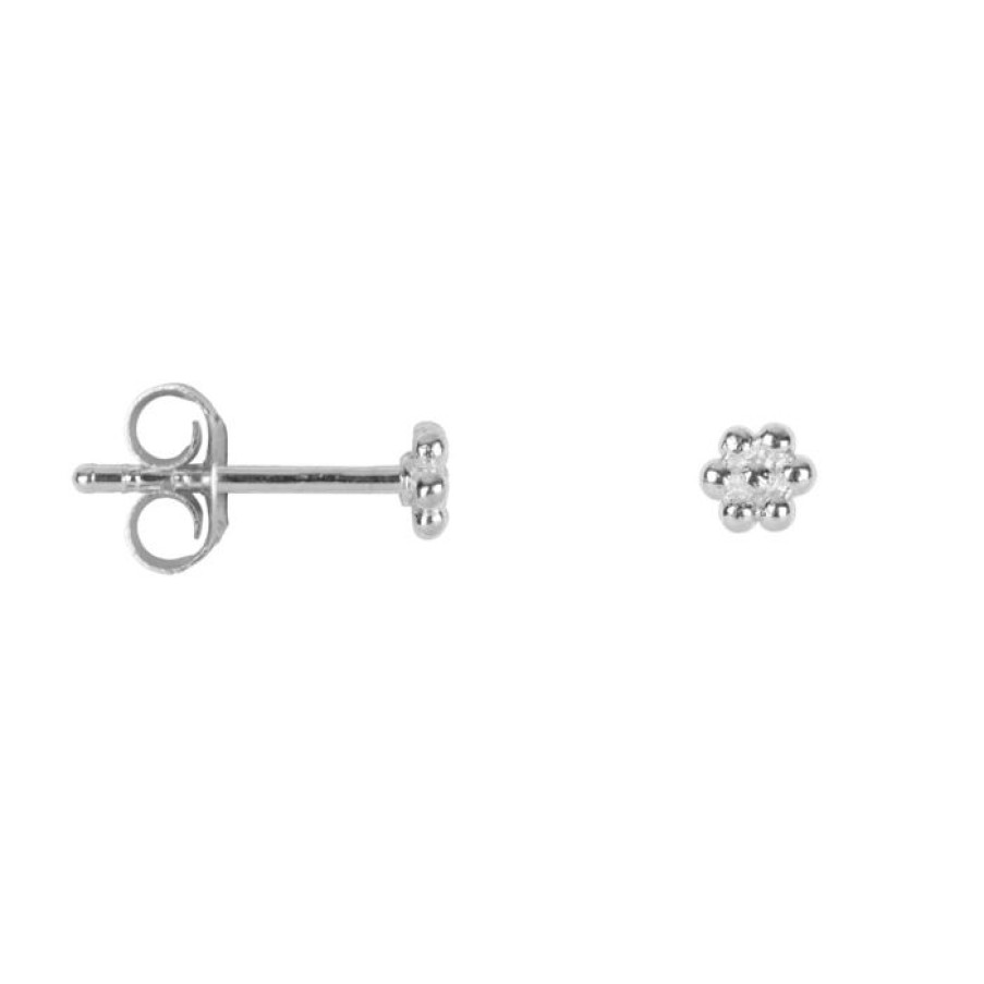 Oorbellen Betty Bogaers | Dotted Round Flower Stud Earring