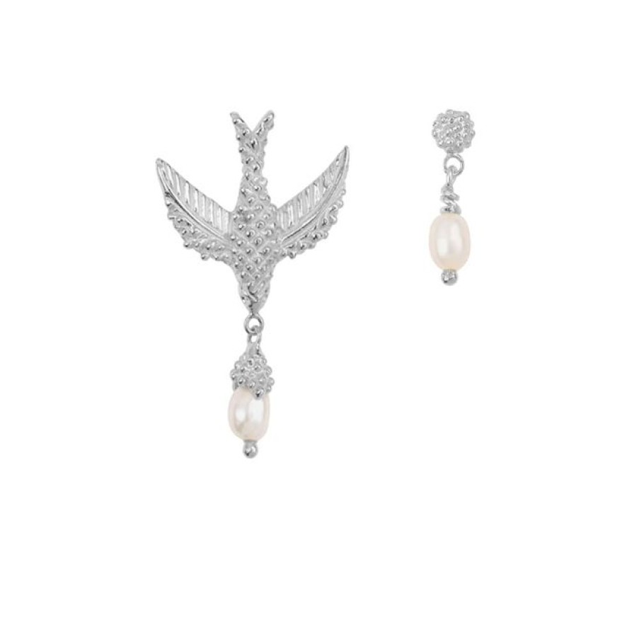 Oorbellen Betty Bogaers | Bird Pearl Earring