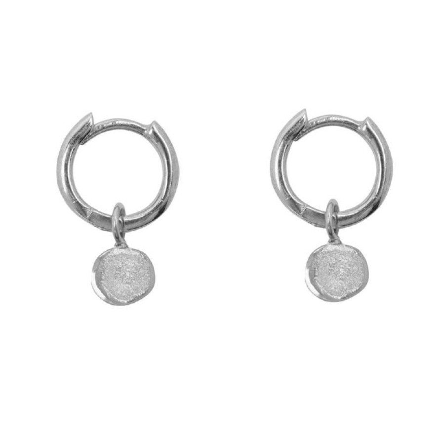 Oorbellen Betty Bogaers | Flat Coin Small Hoop Earring