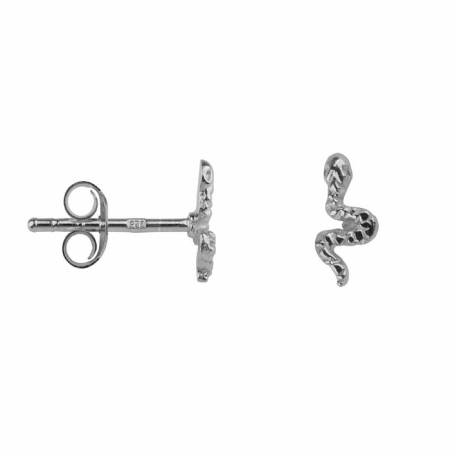 Gelegenheden Betty Bogaers | Mini Snake Stud Silver