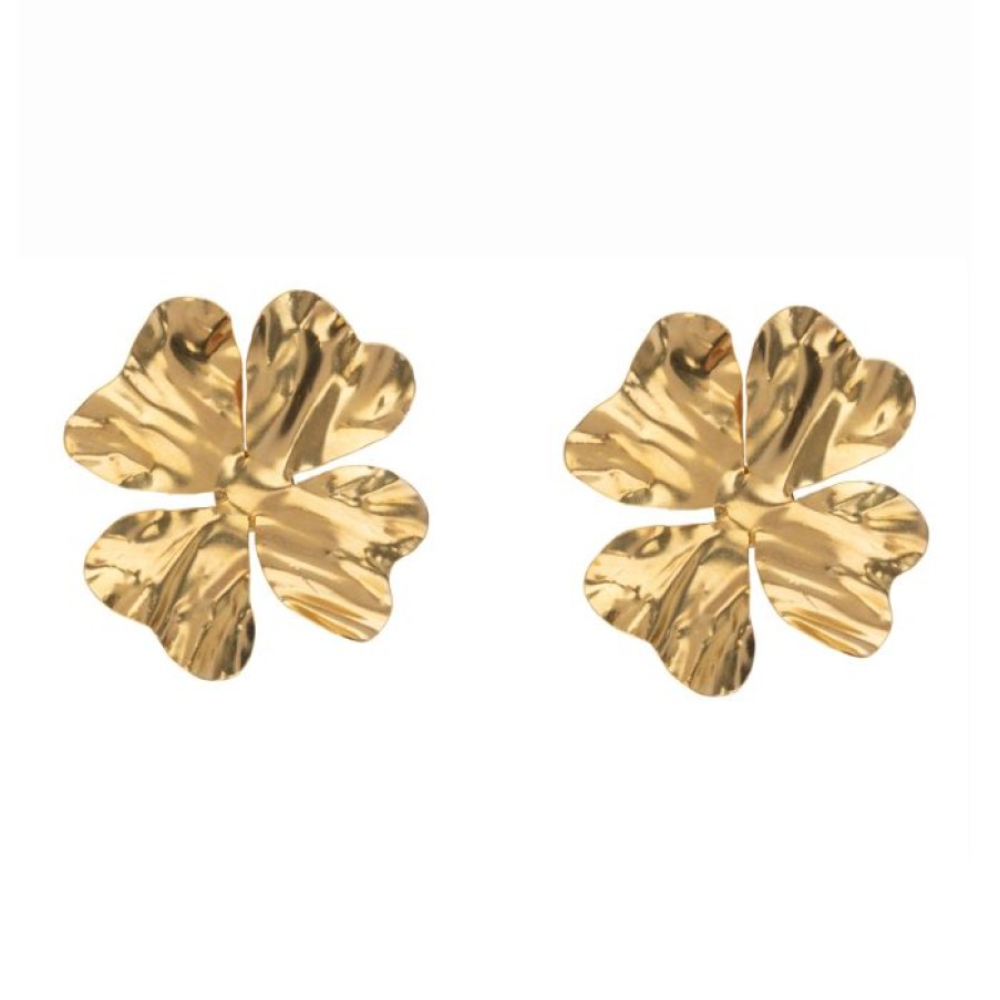 Oorbellen Betty Bogaers | Folded Flower Earring