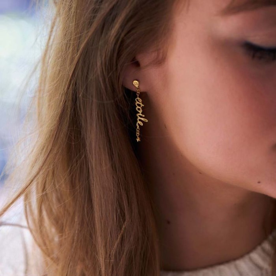 Oorbellen Betty Bogaers | Asymetric Etoile Stud Earring