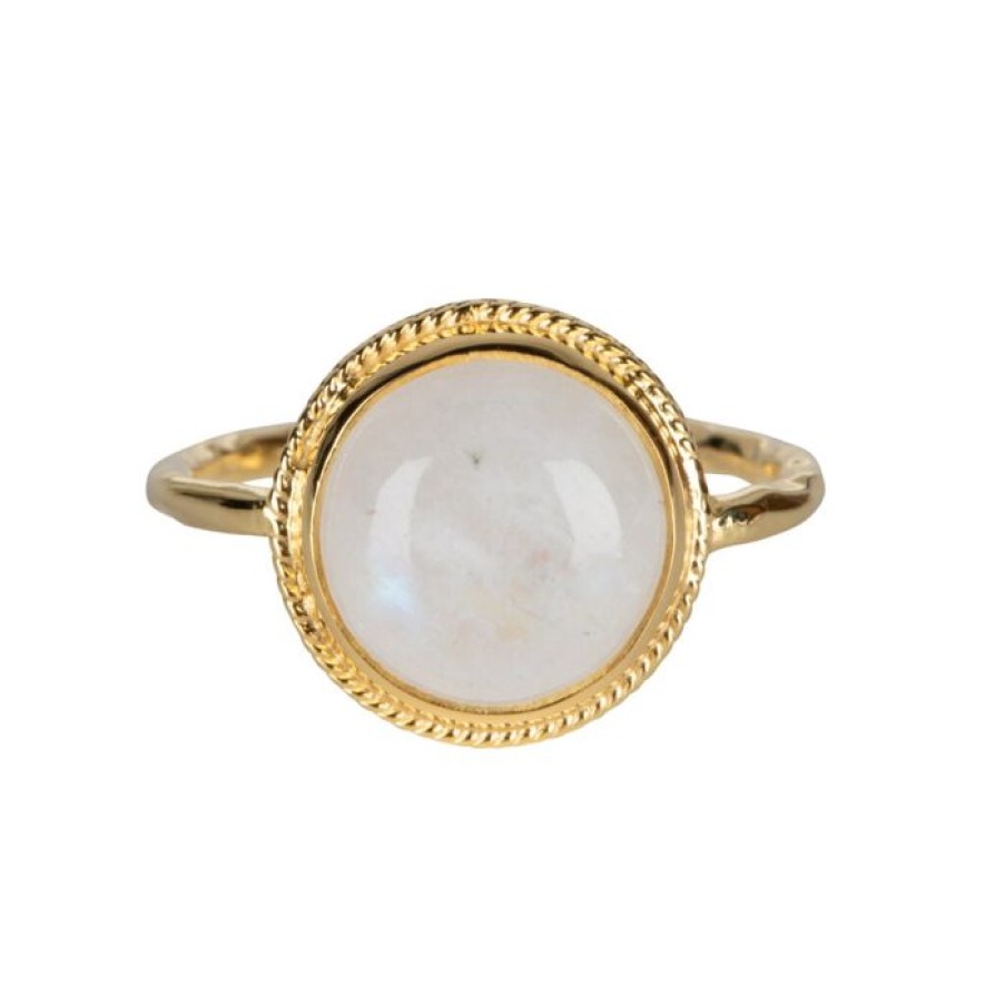 Ringen Betty Bogaers | Moonstone Vintage Setting Ring Gold