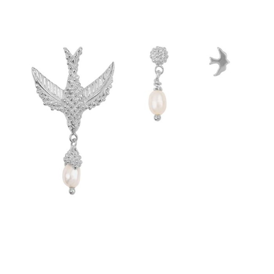 Oorbellen Betty Bogaers | Bird Mix Three Pieces