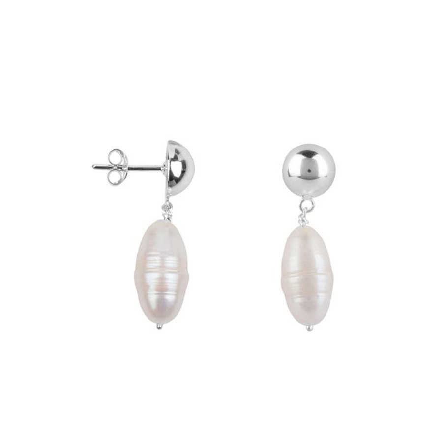 Oorbellen Betty Bogaers | Ball Pearl Stud Earring