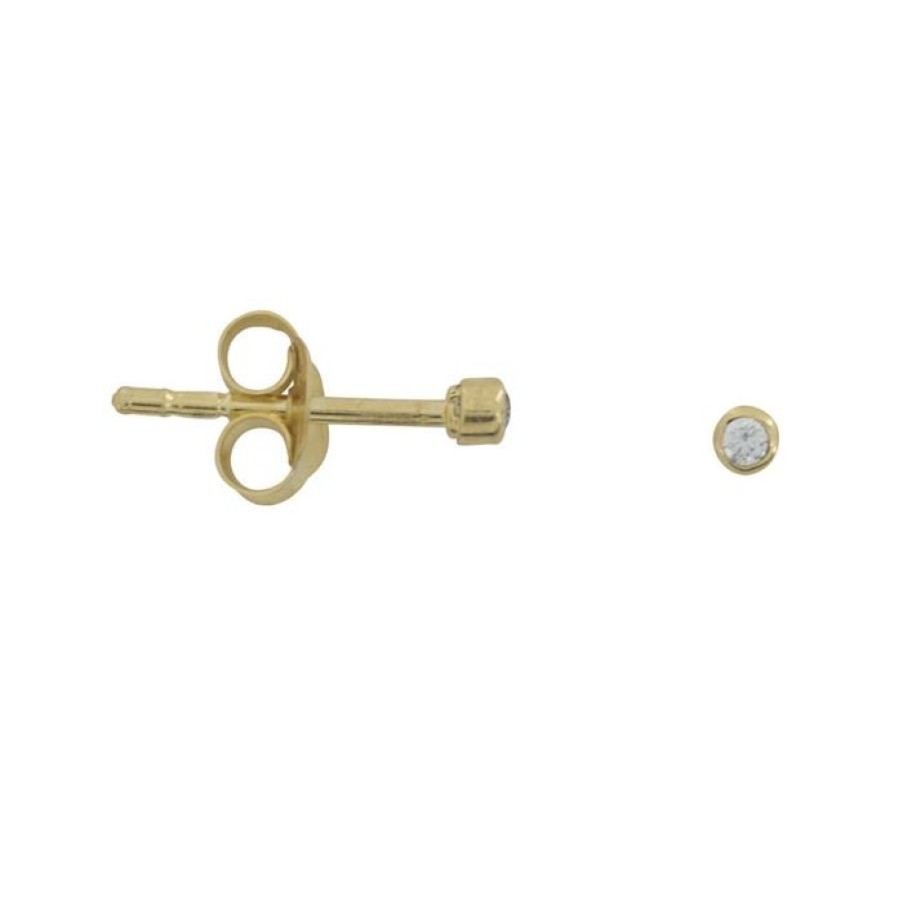 Oorbellen Betty Bogaers | White Zirkonia Stud Earring