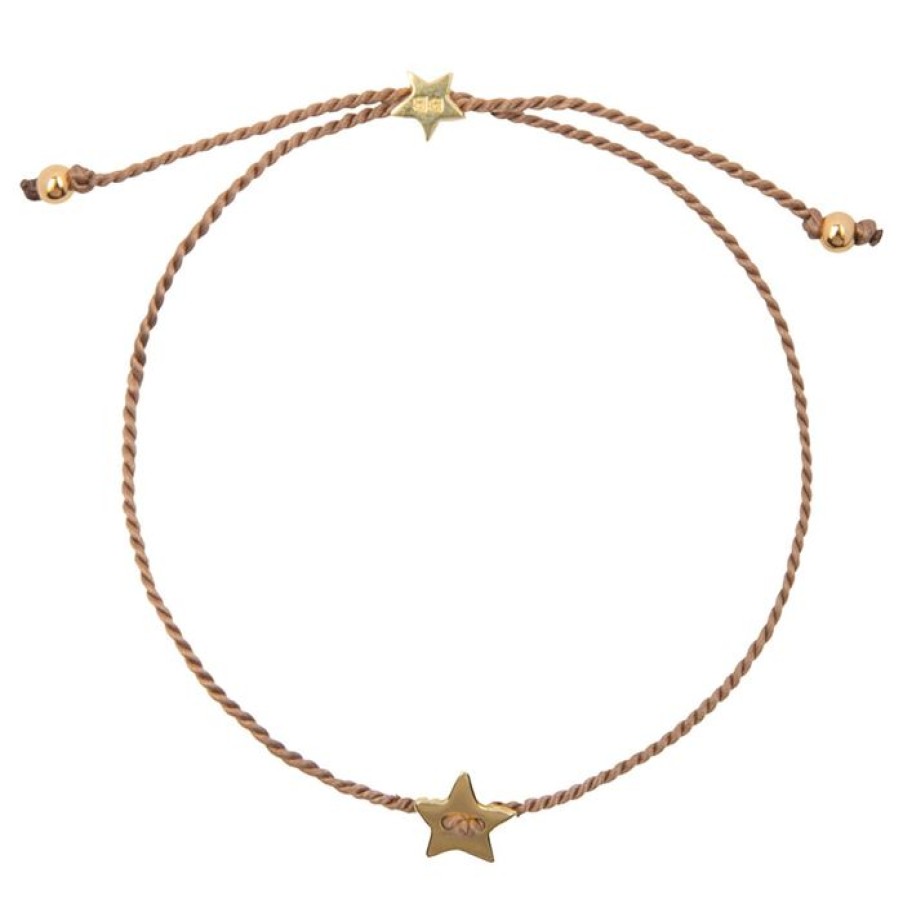 Armbanden Betty Bogaers | Resin Star Bracelet Plain Gold