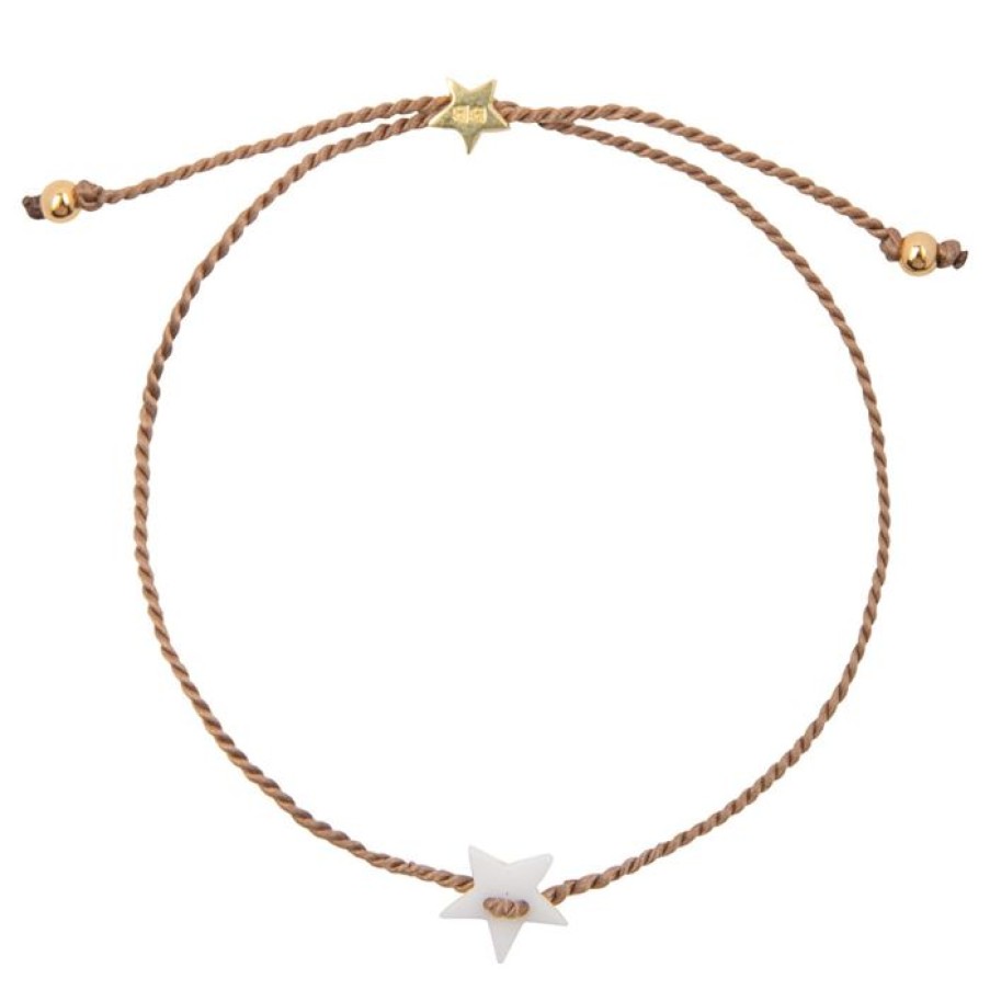 Armbanden Betty Bogaers | Resin Star Bracelet White Gold