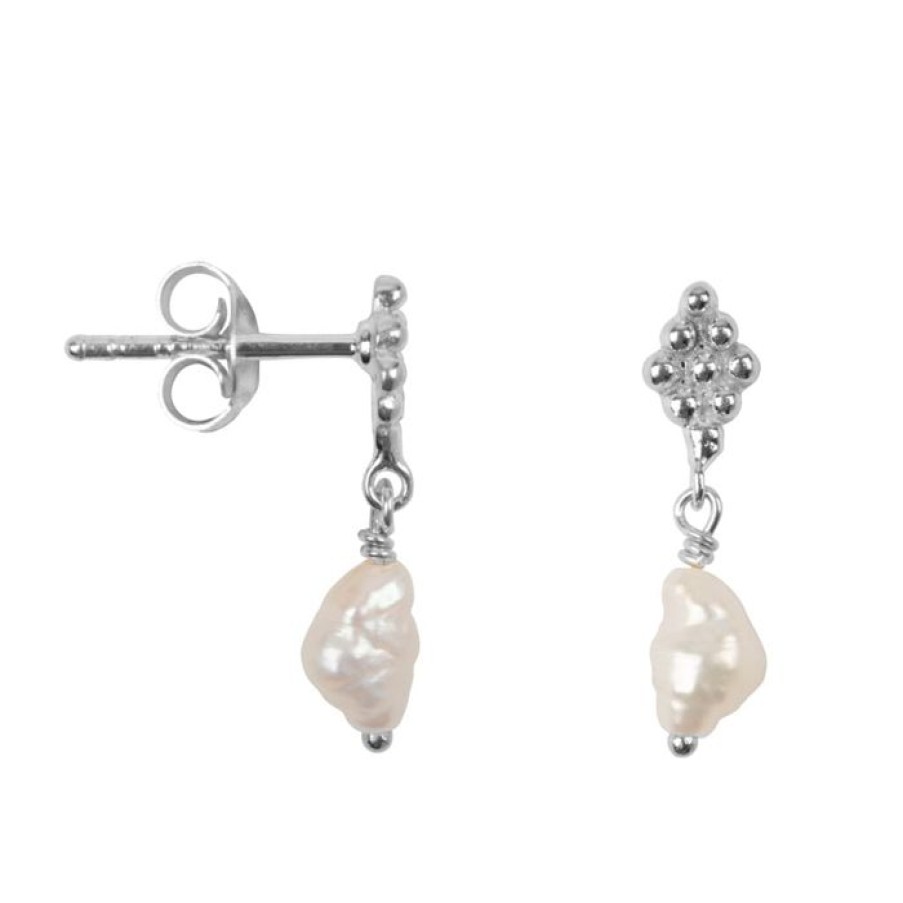 Oorbellen Betty Bogaers | Dotted Wieber Pearl Stud Earring