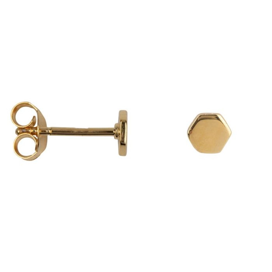 Oorbellen Betty Bogaers | Honeycomb Stud Earring