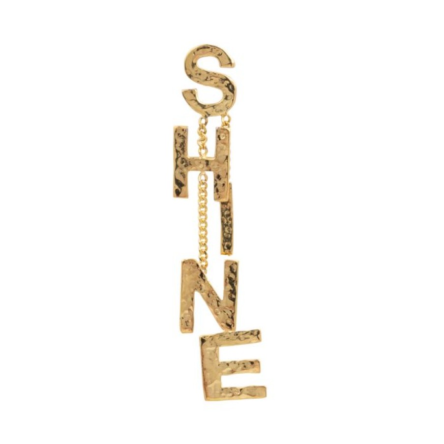 Oorbellen Betty Bogaers | Letter Shine Stud Earring (One Piece)