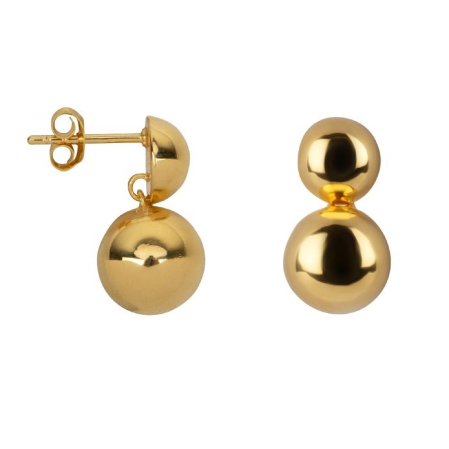 Oorbellen Betty Bogaers | Double Ball Stud Earring