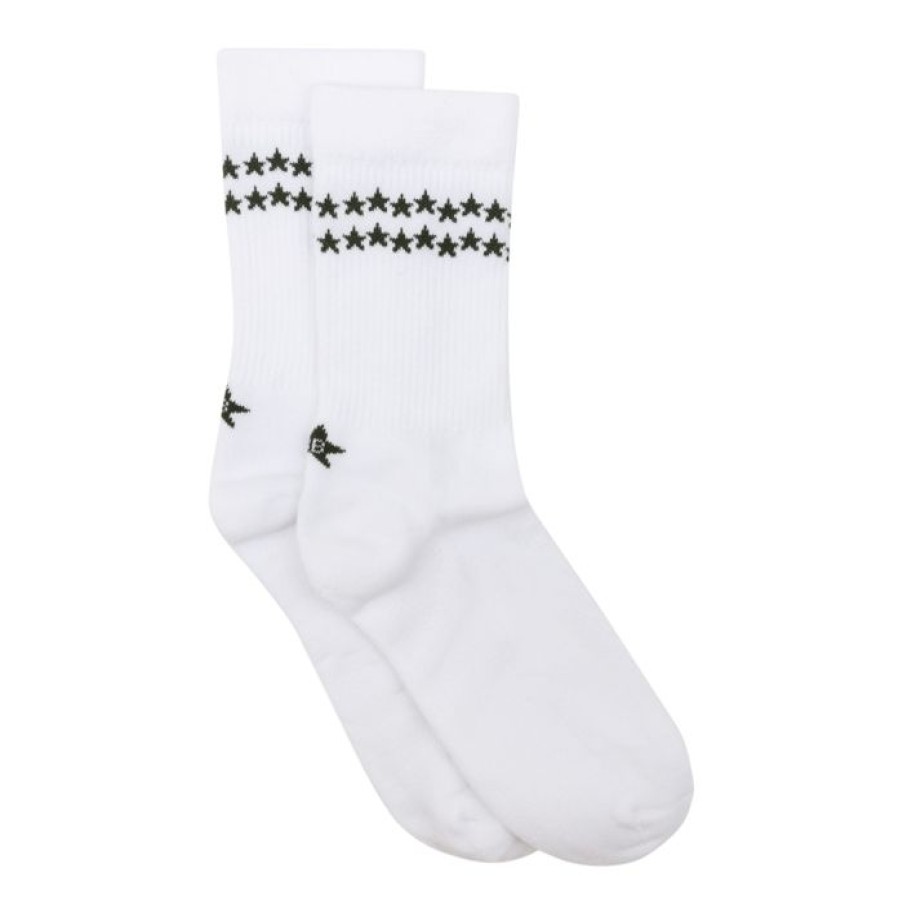 Gelegenheden Betty Bogaers | Sock White With Antracite Stars