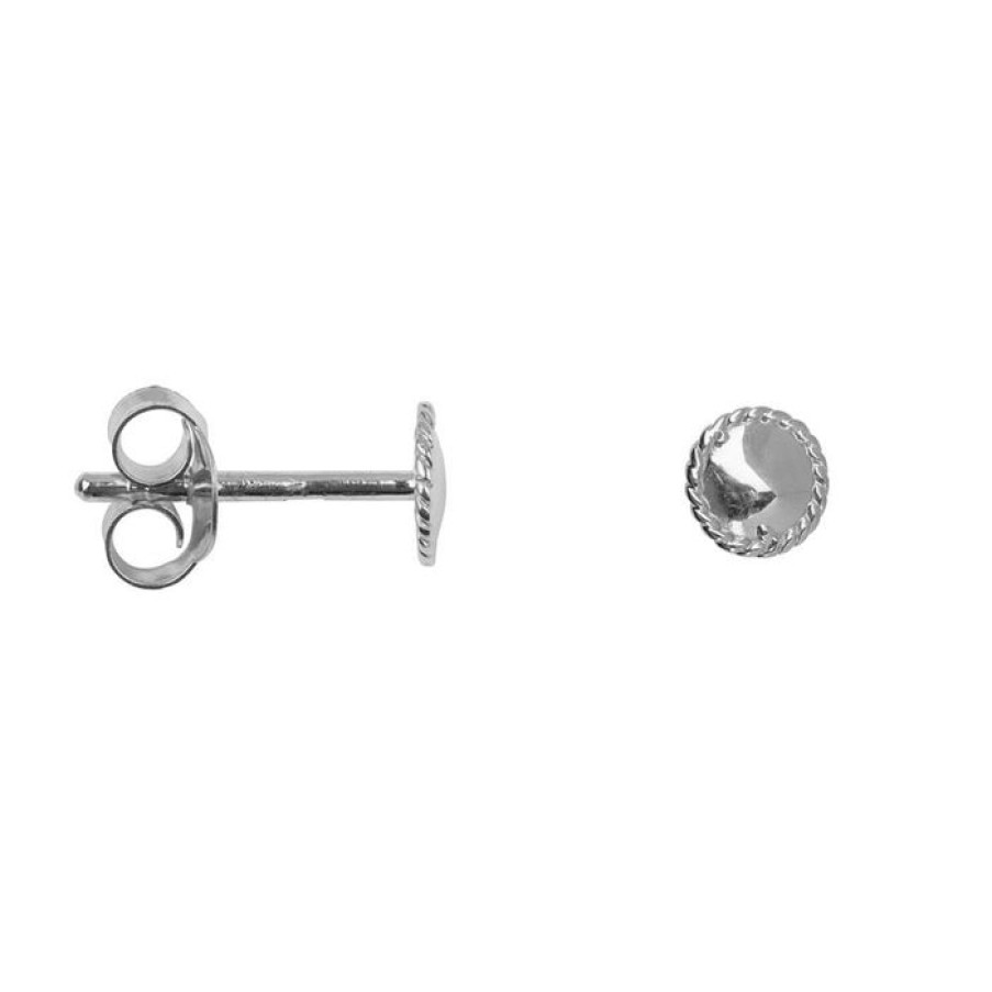 Oorbellen Betty Bogaers | Shiny Circle Stud Earring